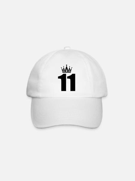 11 - Baseballkappe - Weiß/Weiß