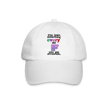 Abschlussfeier 2024 Abiturfeier - Baseballkappe - Weiß/Weiß - Vorne