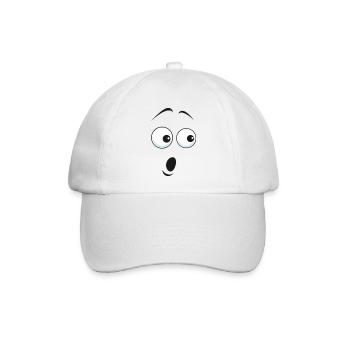 Shock Design - Baseballkappe - Weiß/Weiß - Vorne