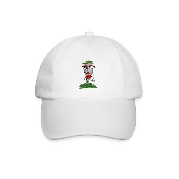 Gesicht - Baseballkappe - Weiß/Weiß - Vorne