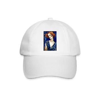 Art Déco 2 - Baseballkappe - Weiß/Weiß - Vorne