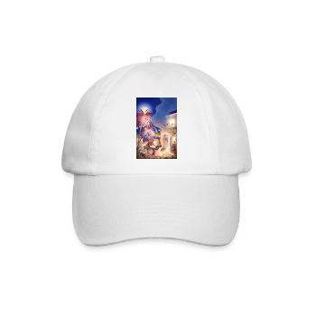 Orientalische Magie - Baseballkappe - Weiß/Weiß - Vorne