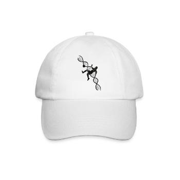 Fußballdesign Fußballspieler Fußballmannschaft - Baseballkappe - Weiß/Weiß - Vorne