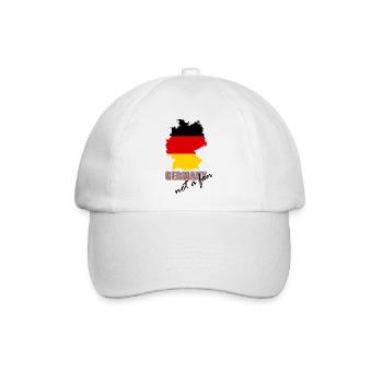 Anti Deutschland Demo Protest - Baseballkappe - Weiß/Weiß - Vorne