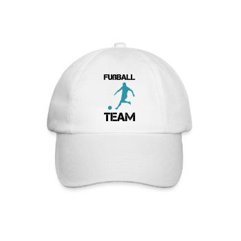 fußball team - Baseballkappe - Weiß/Weiß - Vorne
