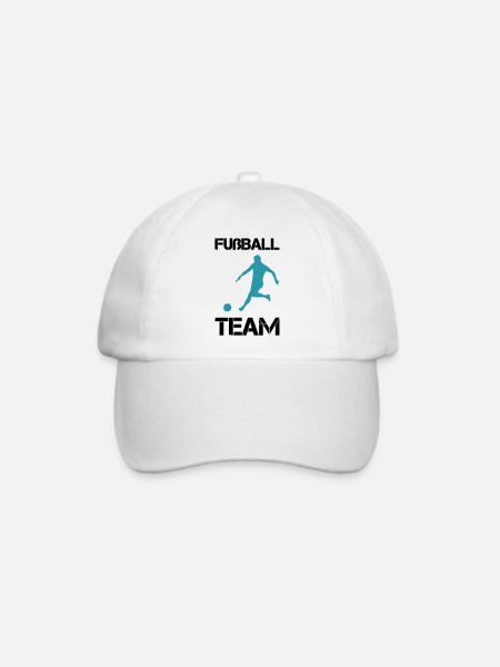 fußball team - Baseballkappe - Weiß/Weiß