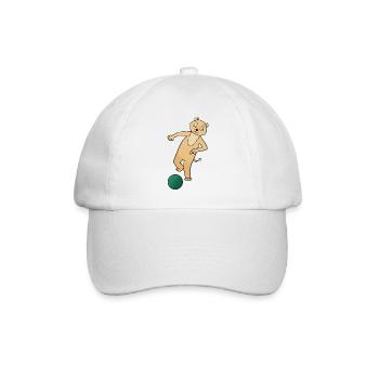 Fussball - Baseballkappe - Weiß/Weiß - Vorne