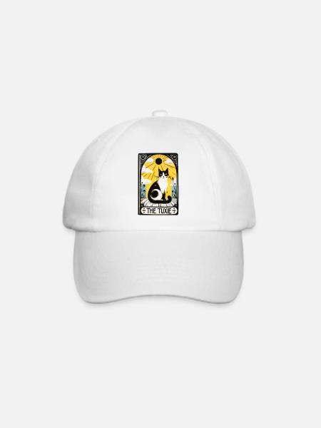 Tuxie-Tarot - Baseballkappe - Weiß/Weiß