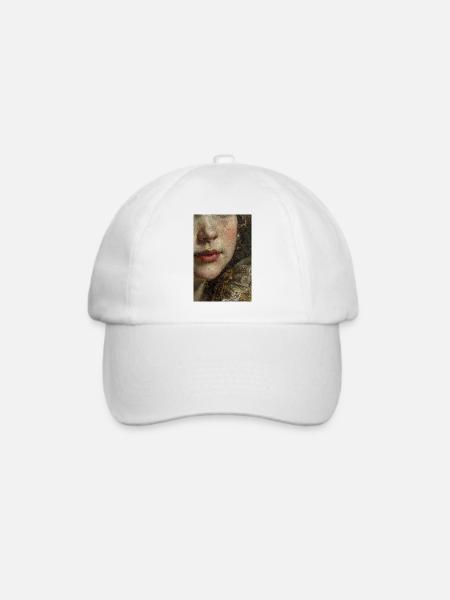 Rote Lippen haben oder keine roten Lippen haben - Baseballkappe - Weiß/Weiß