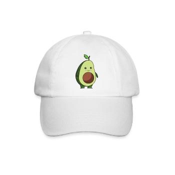avokado sweet - Baseballkappe - Weiß/Weiß - Vorne