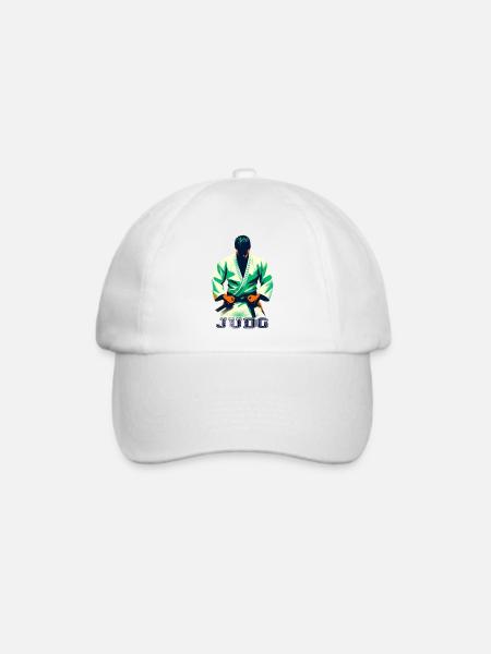 Judo - Baseballkappe - Weiß/Weiß