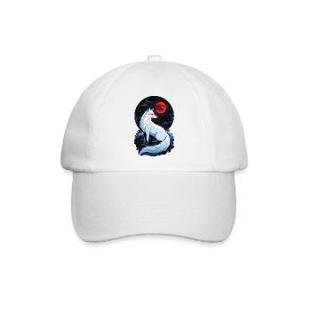 Polarfuchs - Baseballkappe - Weiß/Weiß - Vorne
