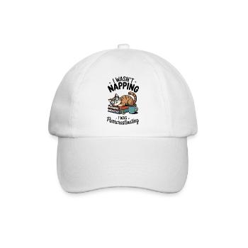 Tier - Schnurren - Baseballkappe - Weiß/Weiß - Vorne
