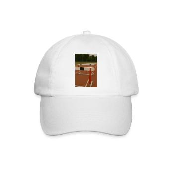 Sport - Hürden in der Leichtathletik - Baseballkappe - Weiß/Weiß - Vorne