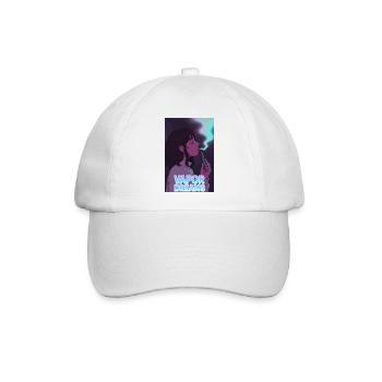 Vapor Dreams – Neon Chill - Baseballkappe - Weiß/Weiß - Vorne