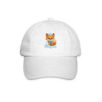 kleine Schneeprinzessin - Baseballkappe - Weiß/Weiß - Vorne