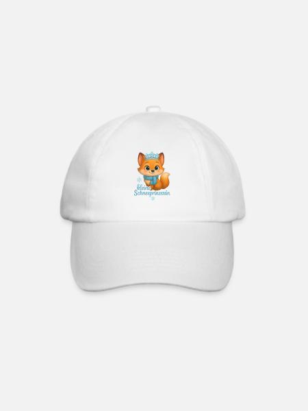 kleine Schneeprinzessin - Baseballkappe - Weiß/Weiß