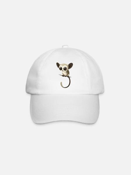 Galago - Baseballkappe - Weiß/Weiß