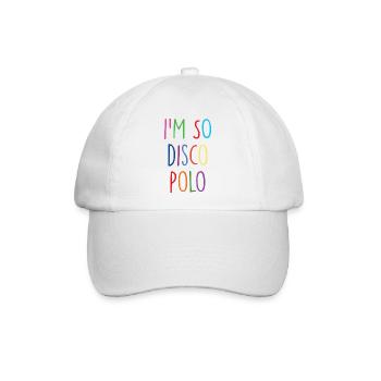 Disco Polo - Baseballkappe - Weiß/Weiß - Vorne