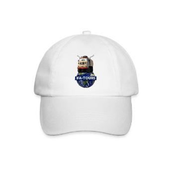 Willi der LKW - Baseballkappe - Weiß/Weiß - Vorne