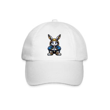 Hood Bunny - Baseballkappe - Weiß/Weiß - Vorne