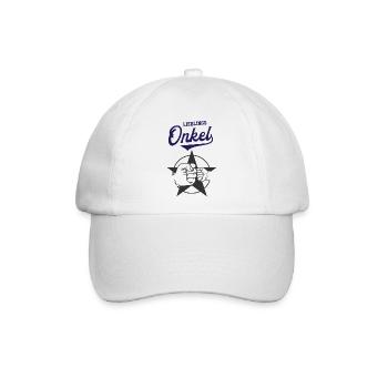 Lieblingsonkel Onkel Patenonkel Bruder Pate - Baseballkappe - Weiß/Weiß - Vorne