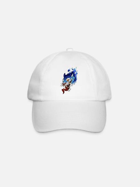 OniTiger - Baseballkappe - Weiß/Weiß