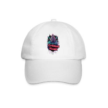 Critical Kush - Baseballkappe - Weiß/Weiß - Vorne
