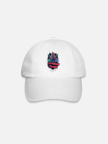 Critical Kush - Baseballkappe - Weiß/Weiß