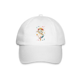 Angeln - Baseballkappe - Weiß/Weiß - Vorne