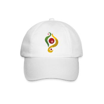 yoga-design_42 - Baseballkappe - Weiß/Weiß - Vorne