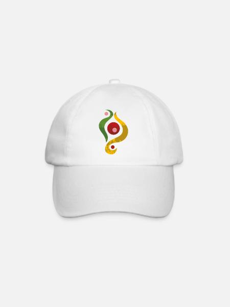 yoga-design_42 - Baseballkappe - Weiß/Weiß
