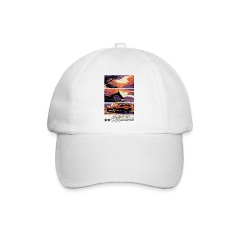 Legende des Triptychons Sunset Skyline - Baseballkappe - Weiß/Weiß - Vorne