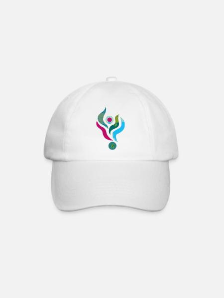 yoga-design_39 - Baseballkappe - Weiß/Weiß