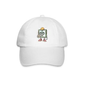 CPU-Charakter - Baseballkappe - Weiß/Weiß - Vorne