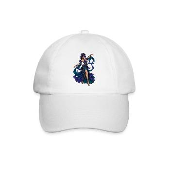 Nachtgalaxie Tänzerin - Baseballkappe - Weiß/Weiß - Vorne
