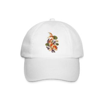 Koi-fische Japanische Koi-fische Koi-karpfen - Baseballkappe - Weiß/Weiß - Vorne