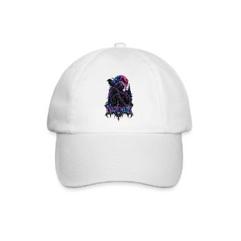 Nachtwerk Neon Sensenmann - Baseballkappe - Weiß/Weiß - Vorne