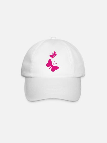 papillonscoeurs - Baseballkappe - Weiß/Weiß