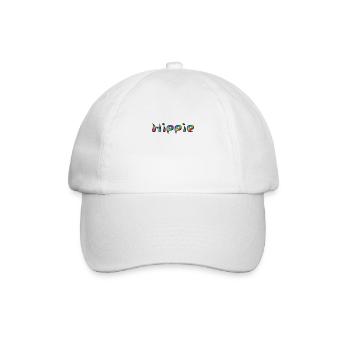 Hippie Fun - Baseballkappe - Weiß/Weiß - Vorne
