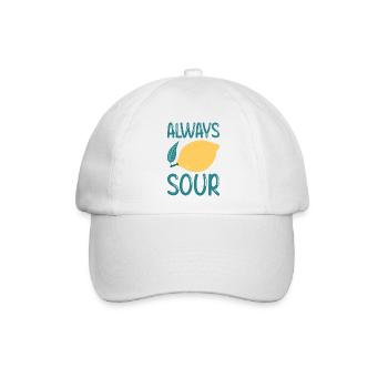 Immer sauer - Baseballkappe - Weiß/Weiß - Vorne