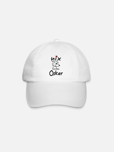 Nicht's ohne Hund Oskar - Baseballkappe - Weiß/Weiß