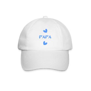 ALLES GUTE ZUM GEBURTSTAG, PAPA. PAPA. VATERTAG. ALLES GUTE ZUM GEBURTSTAG! - Baseballkappe - Weiß/Weiß - Vorne