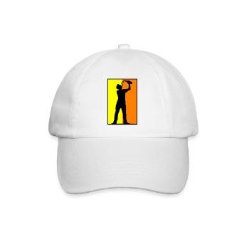 Trinker Bier - Baseballkappe - Weiß/Weiß - Vorne