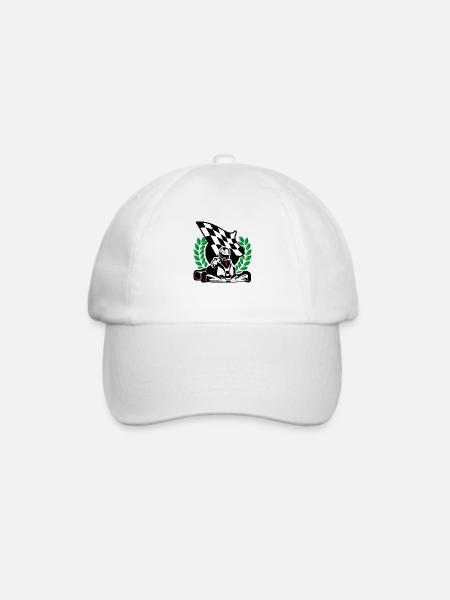 cart3 - Baseballkappe - Weiß/Weiß