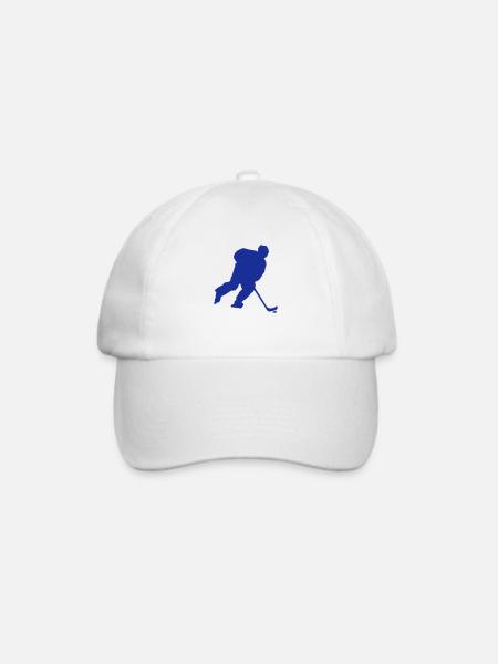 Inline inline eishockey figur roller - Baseballkappe - Weiß/Weiß