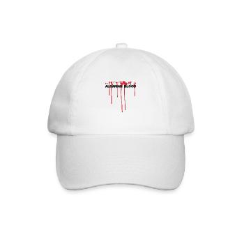 Albanian Blood - Baseballkappe - Weiß/Weiß - Vorne