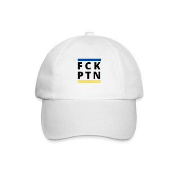 FCK PTN - Baseballkappe - Weiß/Weiß - Vorne