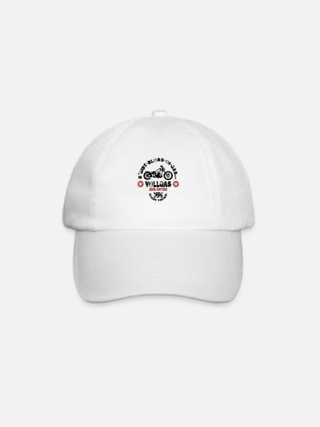 Vollgas - Baseballkappe - Weiß/Weiß
