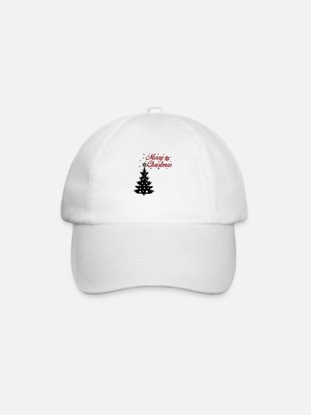 Merry Christmas - Baseballkappe - Weiß/Weiß